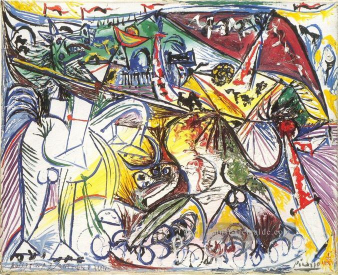 Bullfight 3 1934 1 cubism Pablo Picasso Ölgemälde